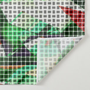 Looking like woven basket over a photo of grass tapestry