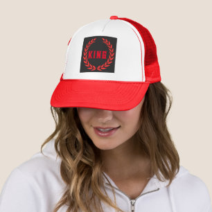 Looking Nice Crown Image King Text Fantastic Trucker Hat