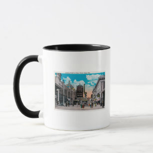 Looking North on Ocean Front, Ocean Park Mug