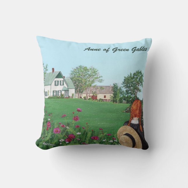 Looking on with Love, Anne of Green Gables Pillow (Front)