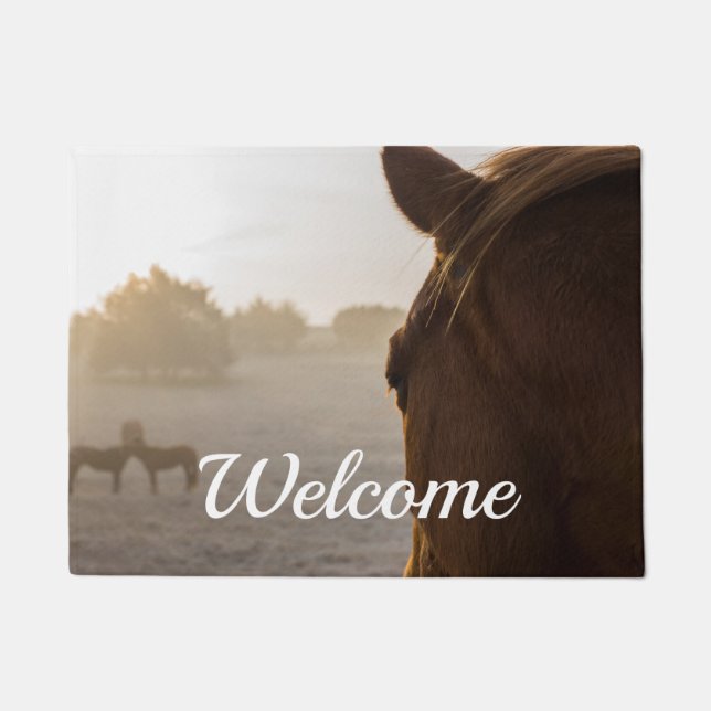Looking Onward Welcome Doormat (Front)