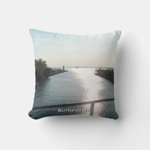 Looking Out at Lake Erie Cushion