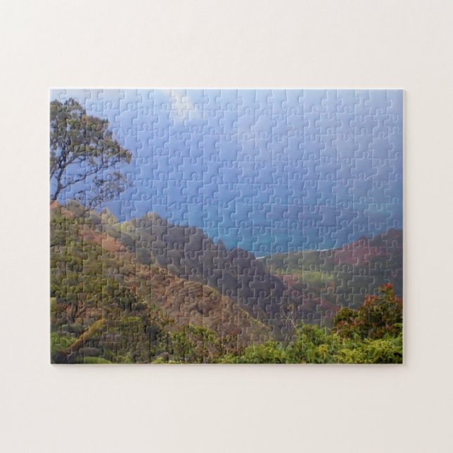 Looking Out Over the Canyon created on a  Jigsaw Puzzle (Horizontal)