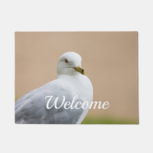 Looking Out Welcome Doormat (Front)