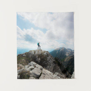 Looking over new adventures tapestry