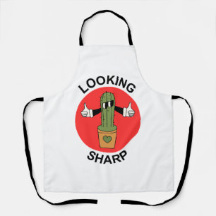 Looking Sharp Cactus Pun Apron