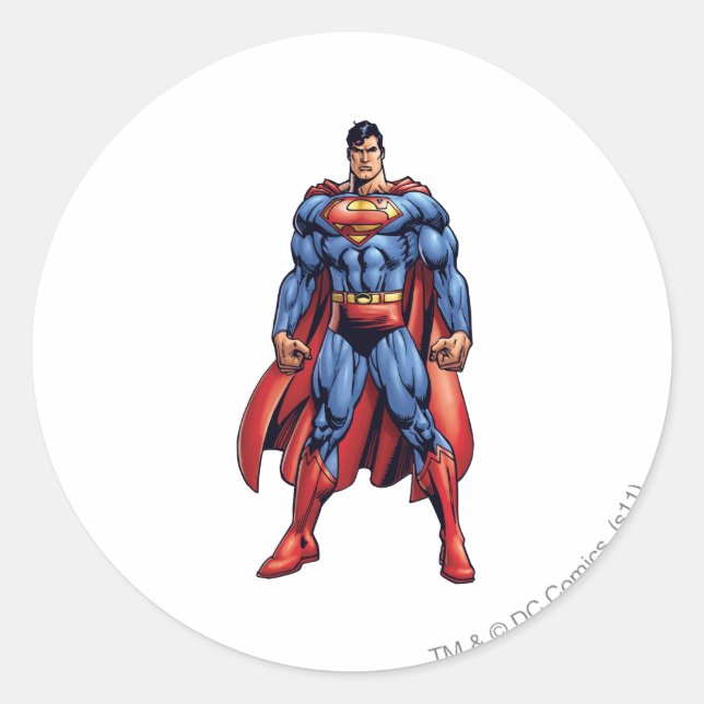 Looking Straight On Classic Round Sticker (Front)