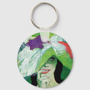 Looking the Other Way Key Ring