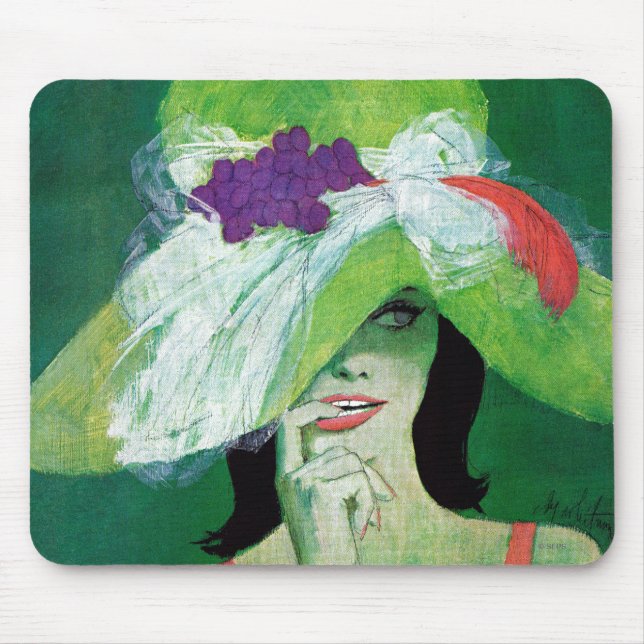 Looking the Other Way Mouse Pad (Front)