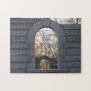 Looking Through Jigsaw Puzzle