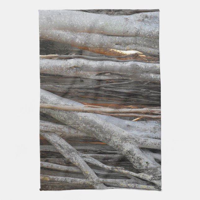 Looking through the Banyan Tree Tea Towel (Vertical)
