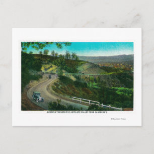 Looking towards Antelope Valley from Sandberg's Postcard