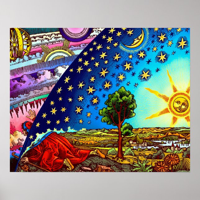 Looking Under Dome Flammarion Poster (Front)