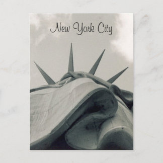 looking up liberty crown postcard