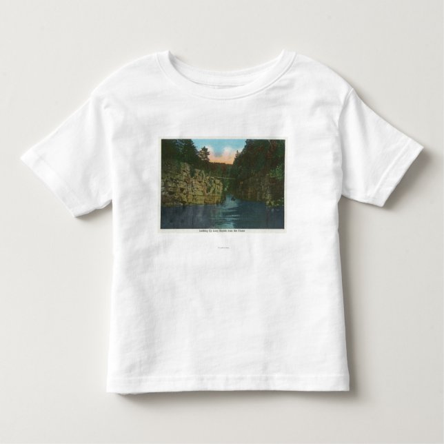 Looking up Long Rapids from the Flume Toddler T-Shirt (Front)