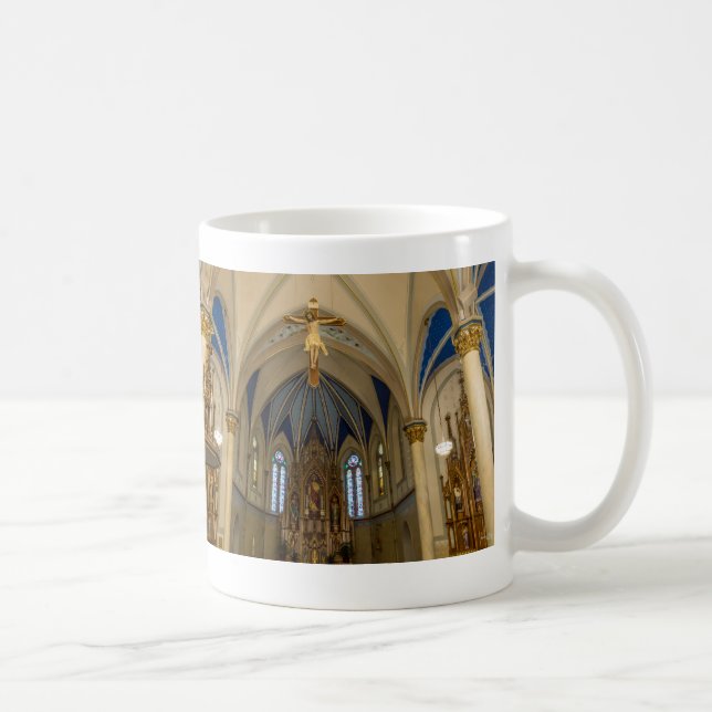Looking Up St Peter Altar Coffee Mug (Right)