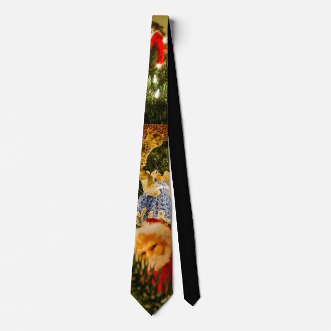 Looking Up The Christmas Tree Neck Tie (Front)