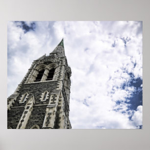 Looking up to Heaven at Christchurch Poster