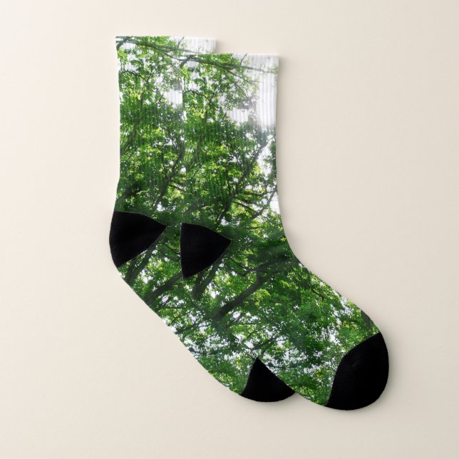 Looking Up to Summer Trees Socks (Pair)