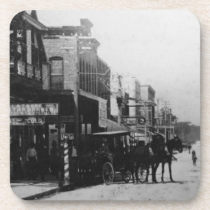 Looking West On Flagler Street Coaster