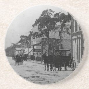 Looking West On Flagler Street Coaster
