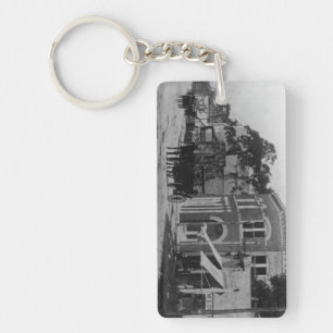 Looking West On Flagler Street Key Ring