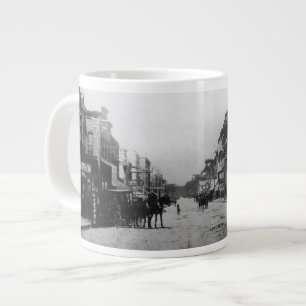 Looking West On Flagler Street Large Coffee Mug