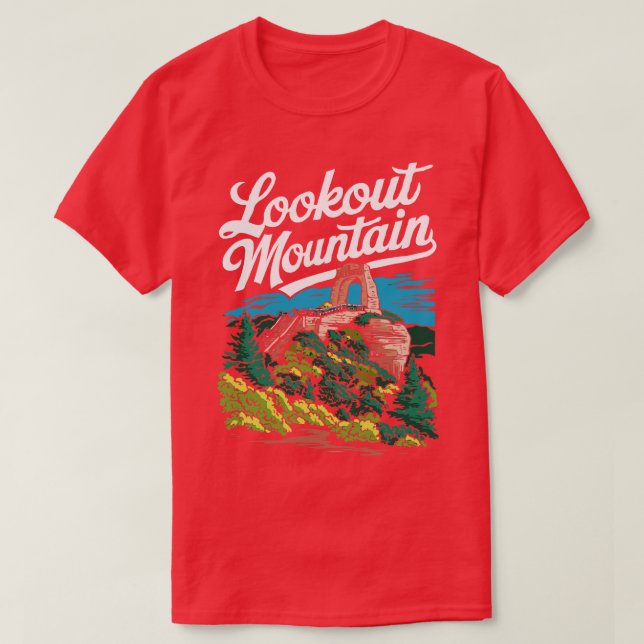 Lookout Mountain Georgia TShirt (Design Front)