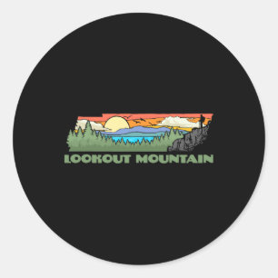 Lookout Mountain Tennessee Nature Outdoor Hiking R Classic Round Sticker