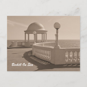 Lookout Point Bexhill on Sea Sepia Postcard
