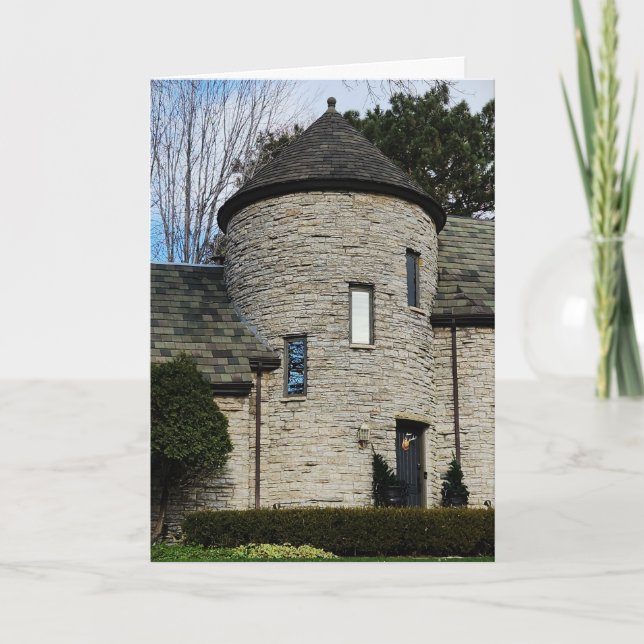 "Lookout Turret" Birthday Card (Front)