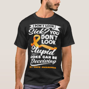 Looks Can Be Deceiving Orange Ribbon RSD CRPS Awar T-Shirt