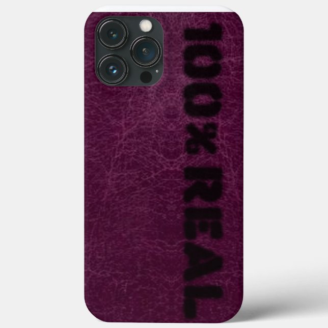 Looks Like Purple Leather Case-Mate iPhone Case (Back)