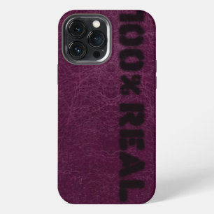 Looks Like Purple Leather iPhone 13 Pro Max Case