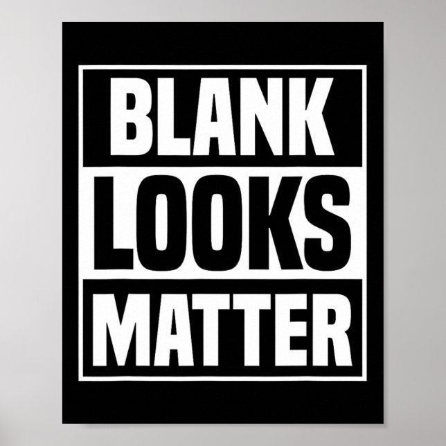 Looks Problem  Poster (Front)