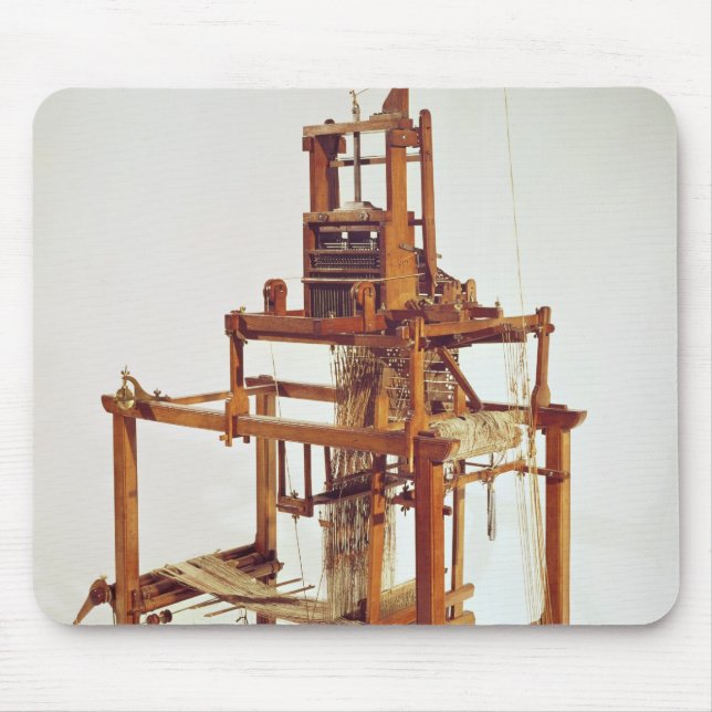 Loom designed by Joseph Marie Jacquard Mouse Pad (Front)