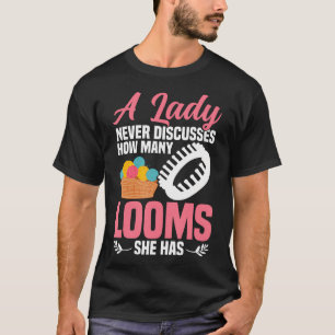 Loom Knitting Yarn Collector Crochet Fiber Artist T-Shirt