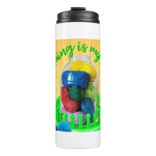 Looming is my jam Thermal Tumbler