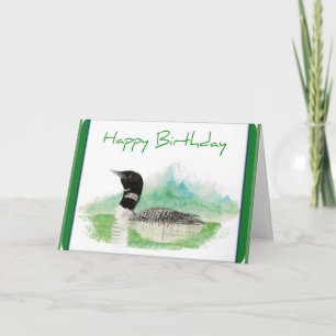 Loon Birthday Card