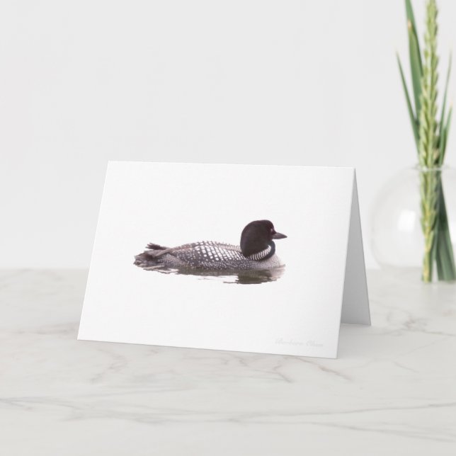 Loon: Blank inside Card (Front)