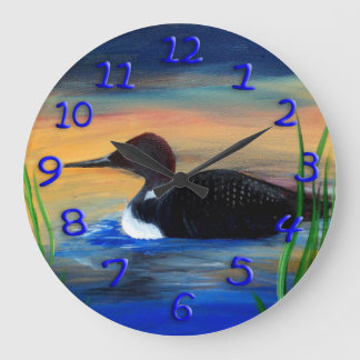 Loon clock  from Minnesota memories
