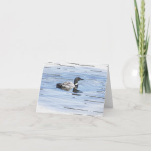 Loon design note card