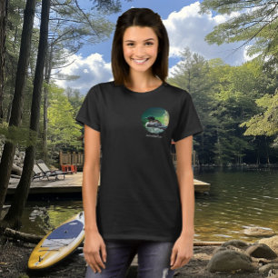 Loon Family Butterfield Lake  T-Shirt
