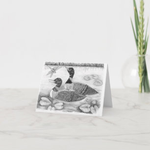 Loon Family Card