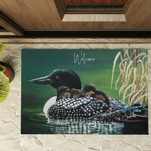 Loon Family Outing Doormat