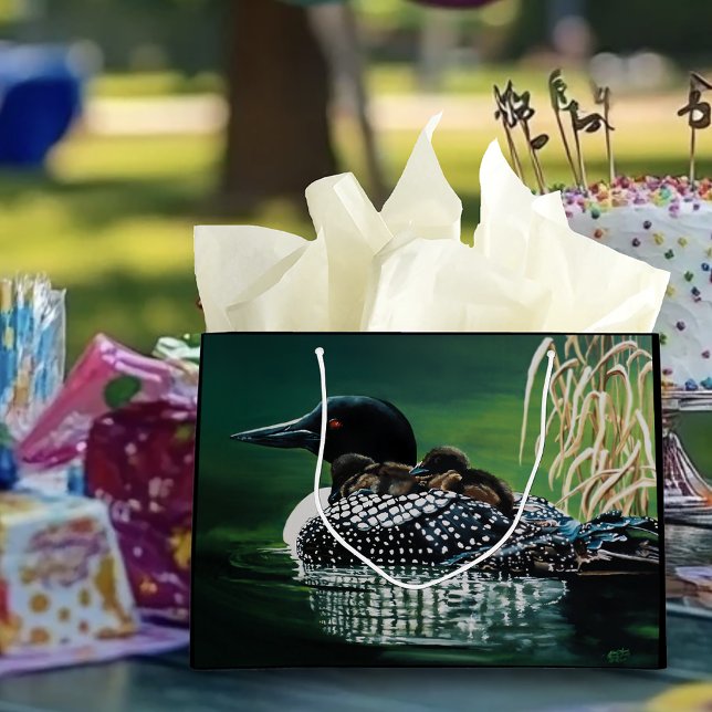 Loon Family Outing Large Gift Bag (Creator Uploaded)