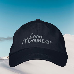 Loon Mountain New Hampshire Embroidered Hat