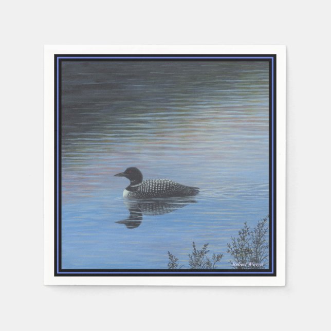 Loon Napkin (Front)