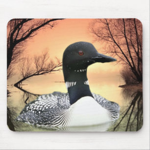 Loon Reflections Mouse Pad