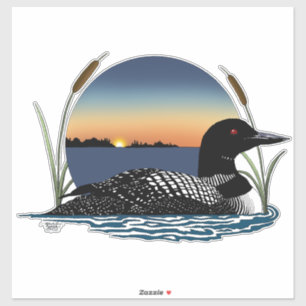 Loon Sunset Blue